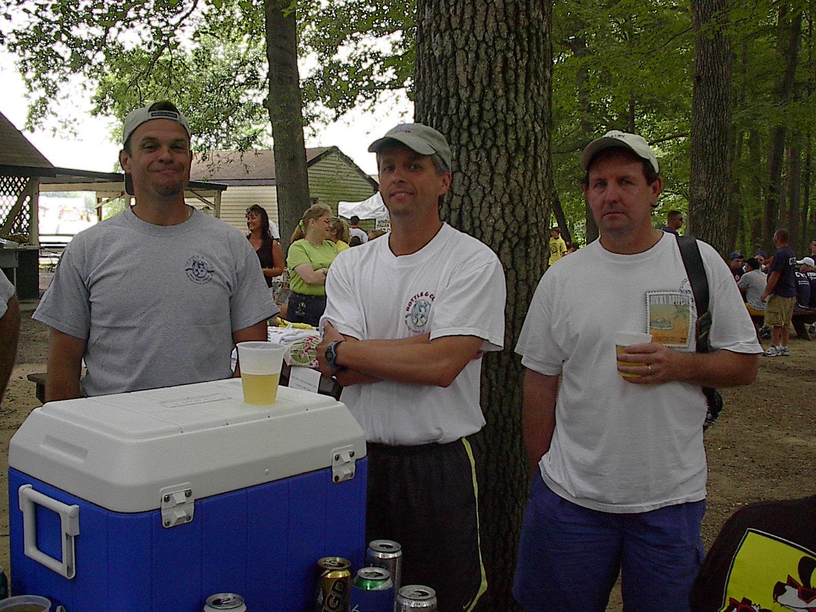 Ed-O with Cooler, Mark &Jerry Ed-O with Cooler, Mark & Jerry