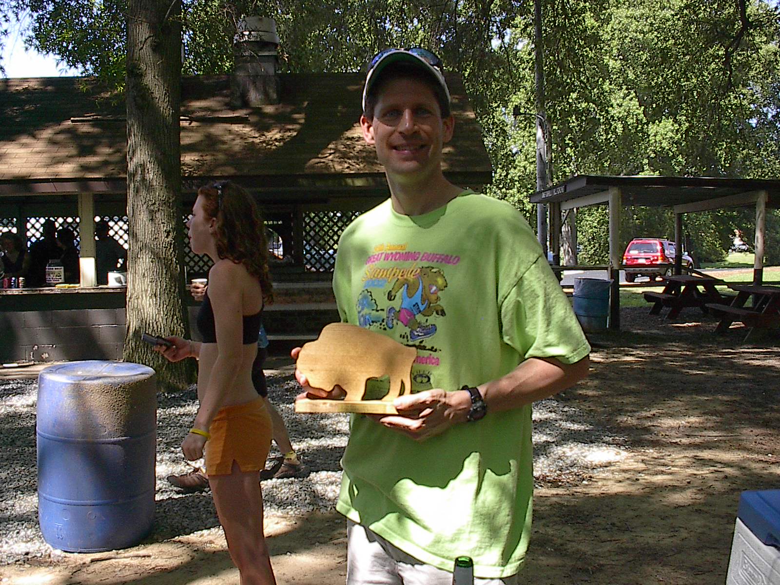 Bill Bechstein with Buffalo Bill Bechstein with Buffalo